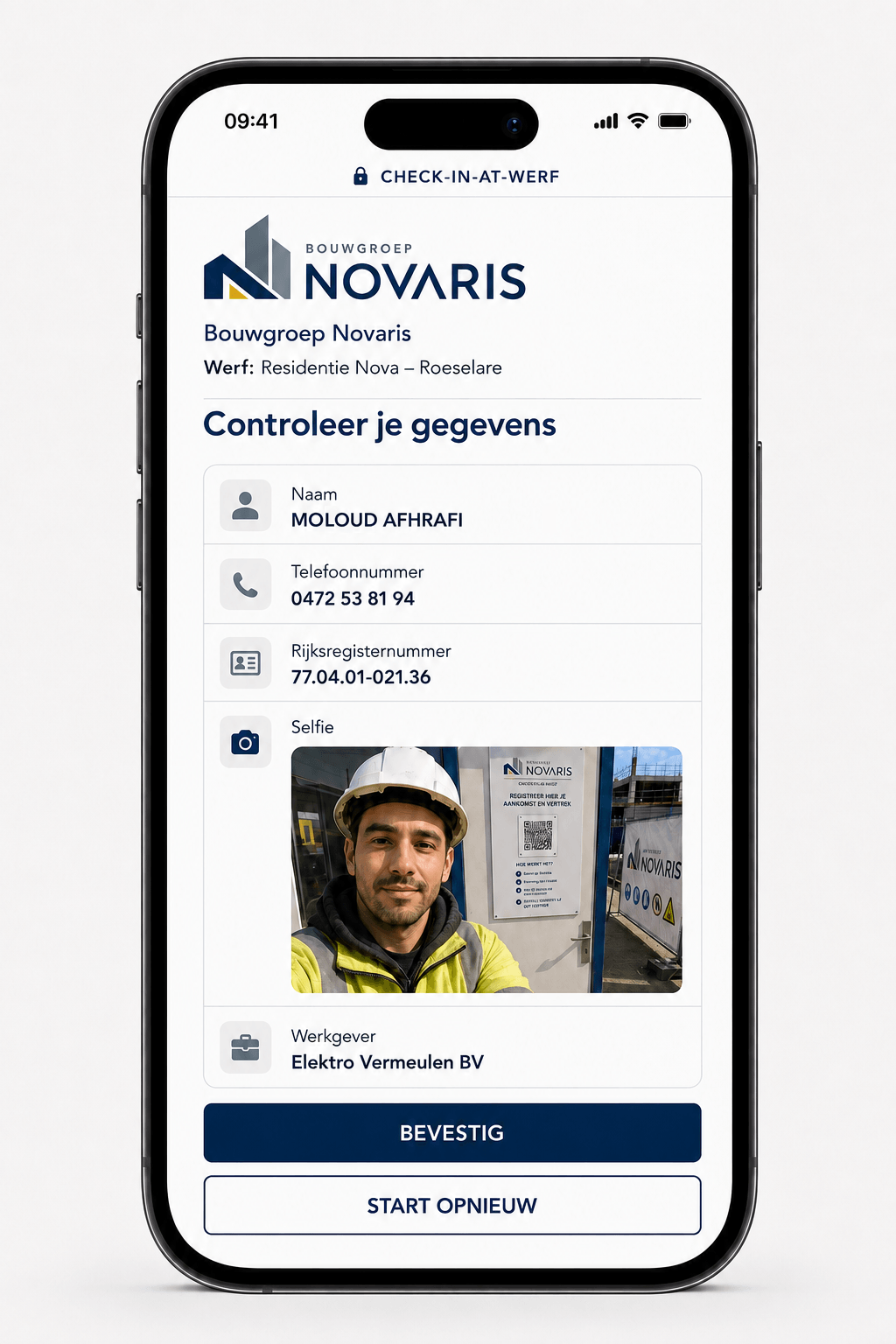 Gegevens controleren